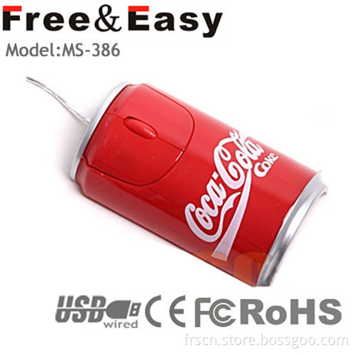 Novelty Wired Trackball Mouse Coca Cola Promotional Gift Mouse
